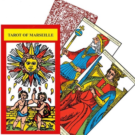 Tarot Of Marseille kortos Lo Scarabeo